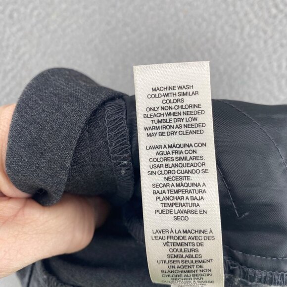 Chicos Pants Womens 2 US 12 Short Gray Stretch Straight Leg Office Career Work - Picture 8 of 13